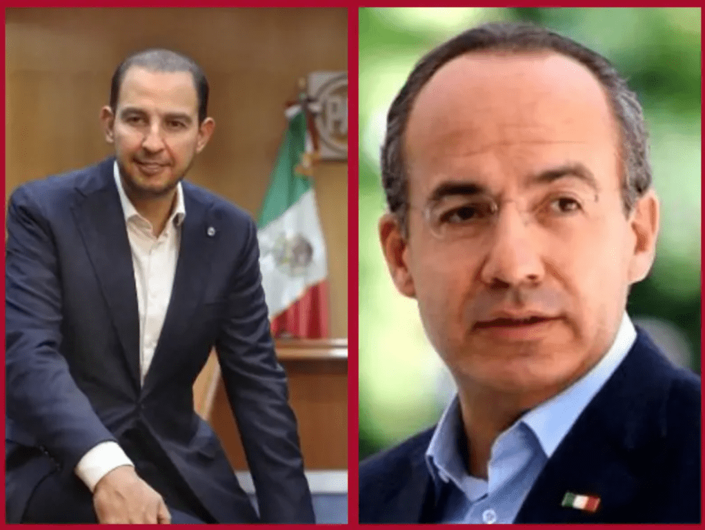 Felipe Calderón y Marko Cortés se enfrentan en redes