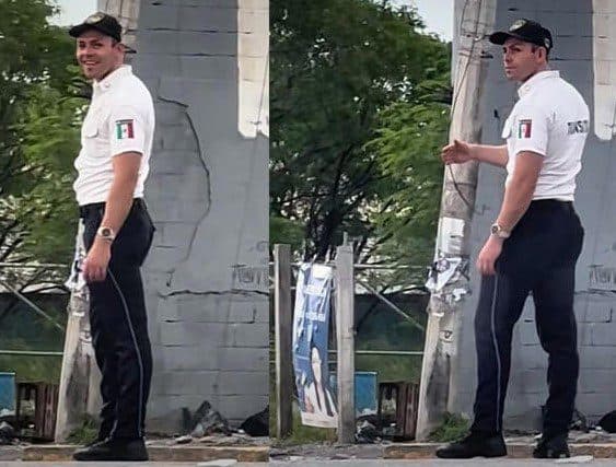 Joven enamorado pide ayuda para encontrar a guapo policía