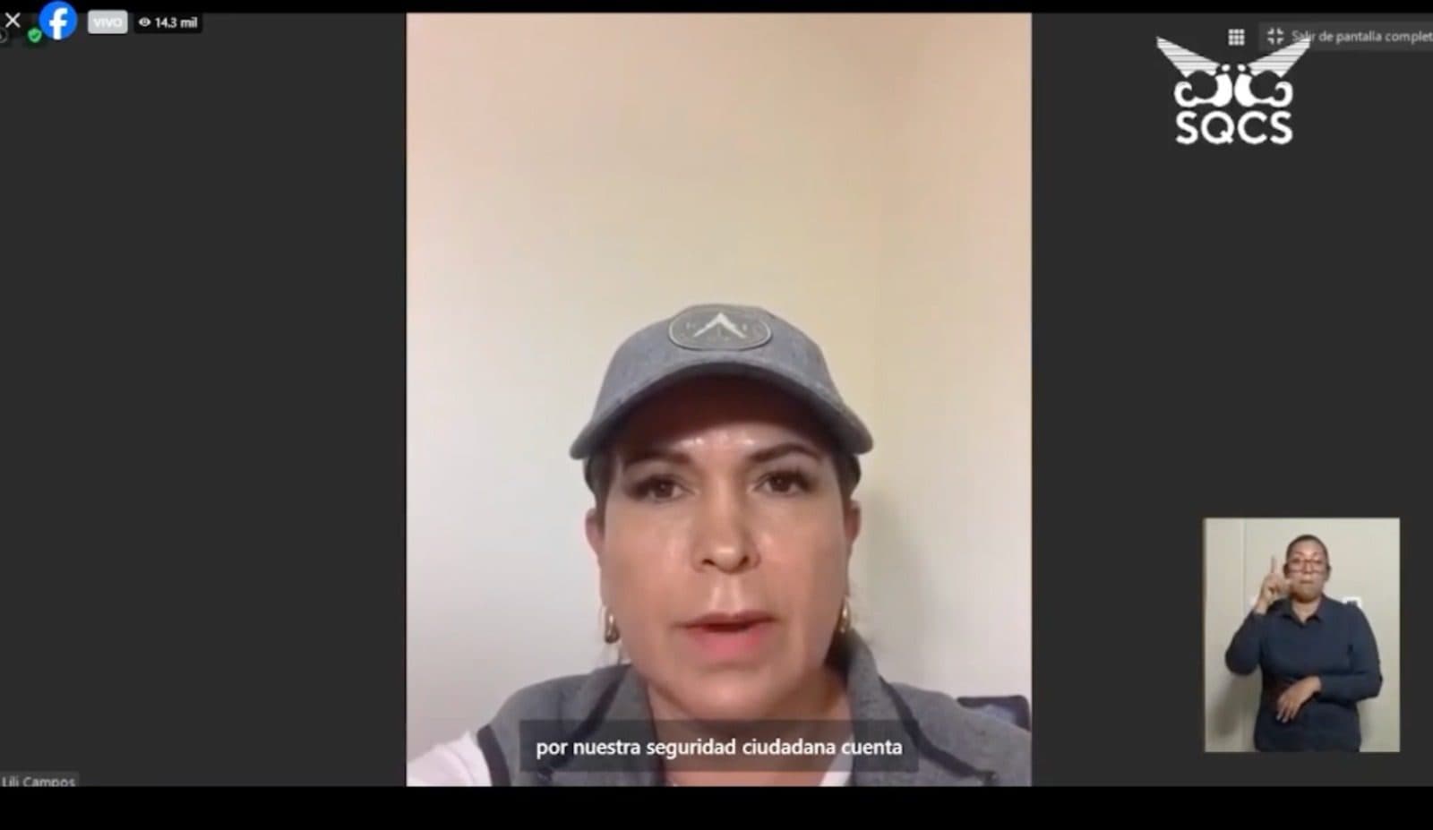 Estamos trabajando en materia de prevención: Lili Campos