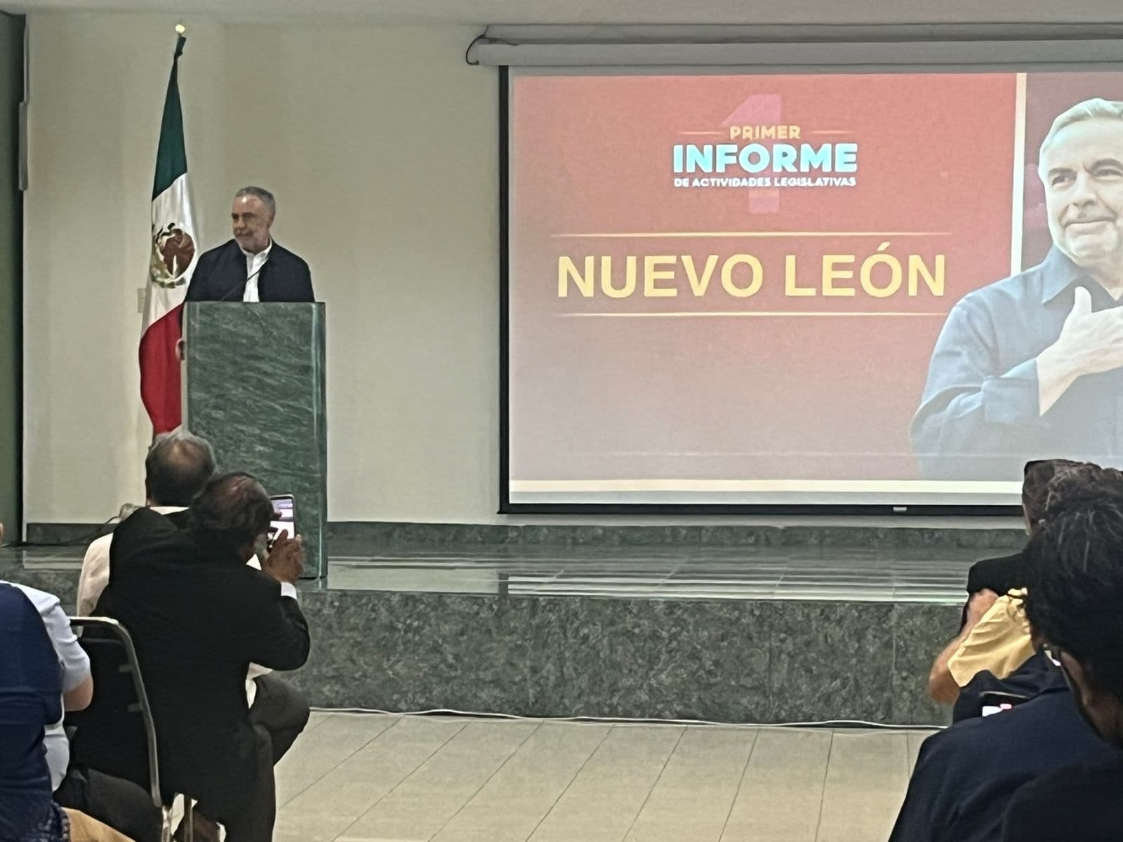 El diputado federal Alfonso Ramírez Cuéllar rinde su primer informe legislativo en Monterrey con proyectos clave para Nuevo León