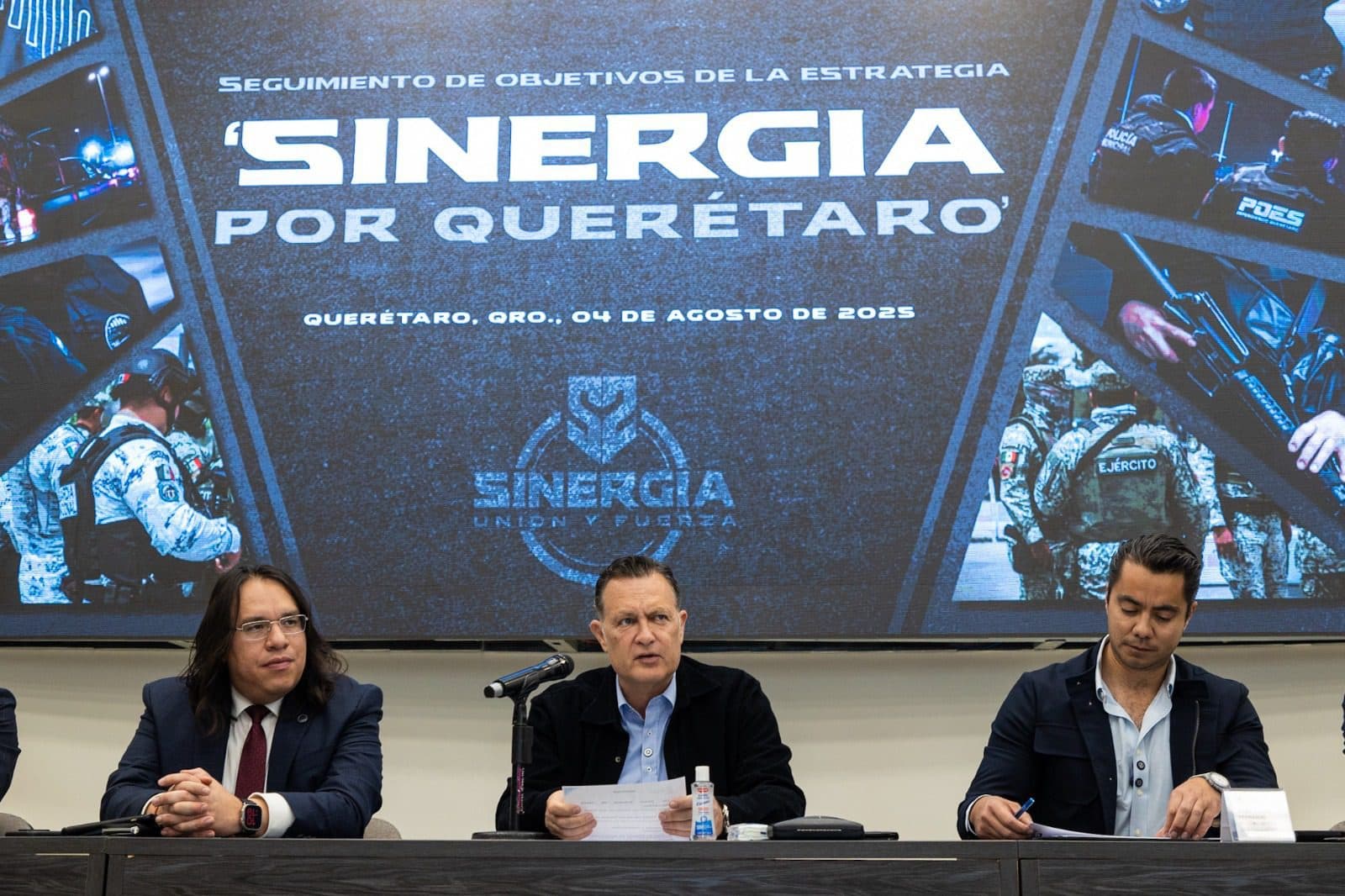 Fortalecen coordinación de seguridad en Querétaro: avanza estrategia “Sinergia” entre federación, estado y municipios