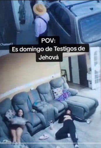 Familia se esconde épicamente de Testigos de Jehová