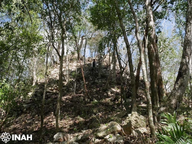 Ruinas de la ciudad maya de Minanbé, rodeadas de densa selva en Campeche, revelan la historia oculta de esta civilización.