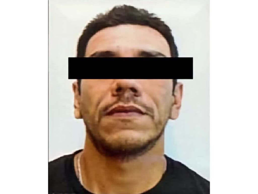 David “N”, alias “Mando 20”, detenido por su presunta relación con el CJNG y la explosión en Michoacán que dejó seis muertos.
